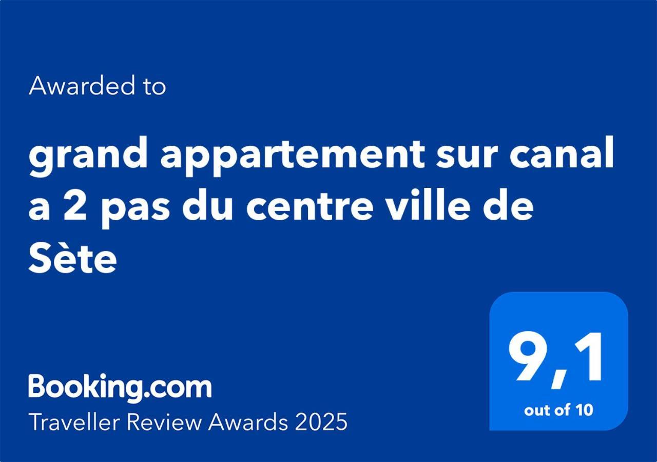Grand Appartement Sur Canal A 2 Pas Du Centre Ville De Sete Luaran gambar